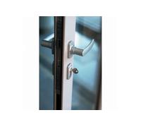 Béquille double Hera Carré de 8 - Profil 40 à 55 mm - gris aluminium - 2041I-G5