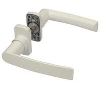 Béquille double Hera FAPIM Carré de 8 - Profil 40 à 55 mm - Blanc 9016 - 2041_QX
