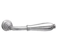 Béquille double MANSART fer cémenté patiné verni 2P carré 7 mm BOUVET B67DB6632