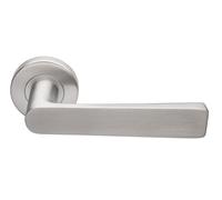 Béquille double massive sur rosace JADE 4005 inox HERACLES B-INOX-BM05