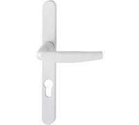 Ensemble de porte plaque étroite Atlanta HOPPE - blanc 9016 - clé i - 1530/300LMSGL - entr.70 - ép.68/77 - 3303293