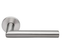 Béquille double sur rosace JADE slim inox poli bec de cane diamètre 19 mm SL02 HERACLES B-INOX-SL02