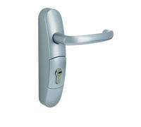 Béquille extérieure débrayable pour antipanique - EN gris aluminium métallisé JPM