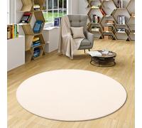 Berber- Tapis Naturel Rond - laine - blanc écru 9 tailles disponibles