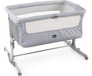 berceau/co-couchette Next2Me 69 x 93 cm polyester argent