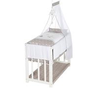 Berceau Cododo Complet ROBA - Indibear - Blanc - Hauteur réglable - Matelas inclus - Evolutif