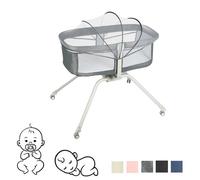 Berceau cododo et lit bébé roulant - lit Parapluie avec Matelas et moustiquaire pour bébé de 0 à 9kg - 90x70x103cm - Gris