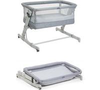 Chicco Next2Me Pop Up, Berceau Bébé, Berceau Bébé Cododo, Fermeture Compacte, Transportable Partout, Bord Ouvrable, Hauteur Réglable, Matelas et Sac de Voyage Inclus, Grey Mist