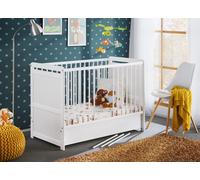 Berceau en bois de pin avec tiroir TYMEK PLUS 67x124 x H 56,90 cm-67 --