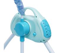 Berceau/lit bébé électrique - Balancement automatique - 5 vitesses - Jusqu'à 25 kg - Télécommande 5 m - Matelas 2 cm - 5V 2W - Bleu