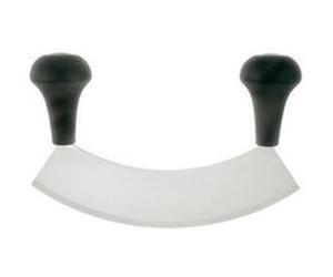 Berceuse A Herbe Hachoir 1 Lame Inox 18 Cm 2 Poignees Ustensile Cuisine Multicolore G