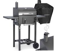 Berdsen BD-892 Barbecue au charbon de bois noir avec couvercle