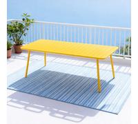 Bergame table de jardin 10-12 places 234cm jaune