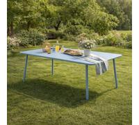 Table De Jardin 8-10 Places 200cm Bleu Bergame Bleu