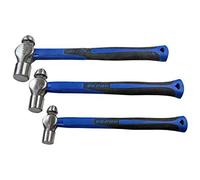 Bergen Lot de 3 marteaux à panne sphérique B1665 Us Pro 8 16 947,2 g Poignée TPR
