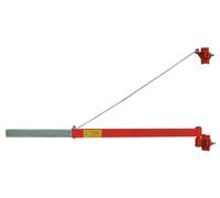 Berger & Schröter Bras pivotant pour Trains à Bouteilles, capacité de Charge (avec poulie) 600 kg (livré sans poulie)