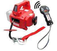 Berger & Schröter Treuil électrique Portable à Batterie pour Batterie 18 V, 454 kg, 550 W, Corde de 12 m, télécommande sans Fil, treuil Moteur
