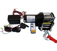 Berger u. Schröter Treuil à câble professionnel 12 V, 2700 kg avec câble en acier
