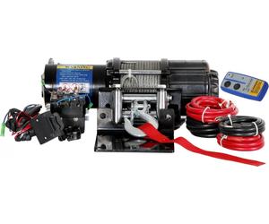Berger u. Schröter Treuil professionnel 12V avec câble en acier, force de traction max 3150 kg