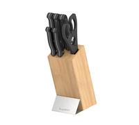 BergHOFF 1315152, Set de couteaux, Acier inoxydable, ABS, Acier inoxydable, Noir, DiNA