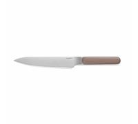 Berghoff Home Couteau à découper 19 cm - Couteau de chef en acier inoxydable - Couteaux de cuisine tranchant - Aubergine