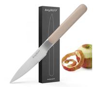 Berghoff Home Couteau à éplucher (8,6 cm) - couteaux à légumes inoxydable - couteaux de cuisine tranchant - petit couteaux - couteau à fruits - sable