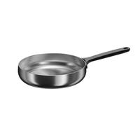 Berghoff Home Poêle en acier inoxydable Noir 24cm - sans PFAS - Poêle universelle pour tous types de plaques - Compatible induction - Poêle à frire