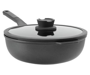BergHOFF Leo 3950596, Rond, Wok / Sauteuse, Noir, Pieter Roex, Leo, 230 °C