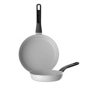 Berghoff Leo Glints Lot de 2 poêles à frire antiadhésives en céramique en aluminium recy eraGreen Revêtement non toxique Poignée froide Poêle à induction Spirit
