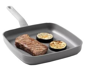 BergHOFF Leo Lite, poêle à griller en aluminium de 26 cm, antiadhésive, compatible avec les plaques à induction