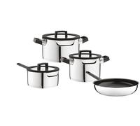 BergHOFF Lot de 7 casseroles en acier inoxydable | Système d'aspiration, acier inoxydable, set complet