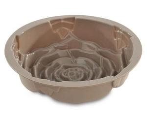 BergHoff Studio moule à gâteau rose silicone antiadhésif beige 25 x 25 x 8 cm