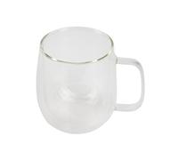 BERGNER COFFEE & TEA LOVERS - Verre à double paroi 420ML Borosilicate - Protection thermique - Idéal pour une variété de boissons - Style moderne - Lavage à la main recommandé