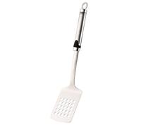 BERGNER Gizmo - Écumoire Fendue de 36 cm - Fabriquée en Acier Inoxydable et Nylon - Manche avec Détail de Couleur - Convient pour Le Lave-Vaisselle - Résistante aux Chocs