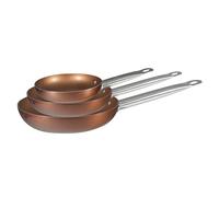Bergner - Lot de 3 poêles - en Aluminium et cuivre - 20 cm