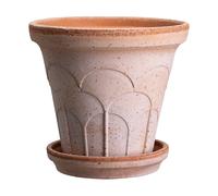 Bergs Potter Cache-pot avec soucoupe Fleur 2 pièces Rose. Ø21 cm