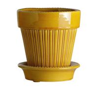 Bergs Potter Cache-pot émaillé Simona Ø16 cm Jaune