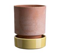 Bergs Potter Pot Hoff Ø14 cm. Raw Rosa-Pale Yellow