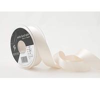 Berisfords 3501 Ruban de Satin en Polyester Double Face 25 mm Perle 9790 10,5 x 10,5 x 3 cm