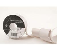 Berisfords 3501 Ruban en Satin Double-Face 20 m x 35 mm, Gris argenté