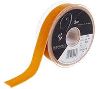 Berisfords Ruban de velours, cuivre, 5 m, 22 mm de largeur