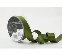 Berisfords Ruban Double Face en polysatin, Cyprès, 10,5 x 10,5 x 3 cm, 20 m