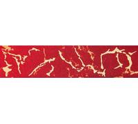 Berisfords Ruban en polyester Rouge/doré 25 mm x 20 m