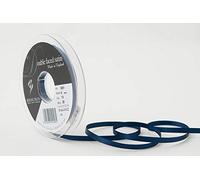 Berisfords Ruban Satin Double Face Bleu Marine 5 mm