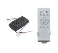 berjalan Ventilateur de Plafond Universel Kit Télécommande Basse Tension 50W Contrôleur de Pilote D'Éclairage DC à 6 Vitesses et Télécommande de Synchronisation pour Les Ventilateurs et Lumières de