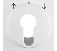 Berker 15068989 Pièce centrale pour interrupteur/bouton-poussoir e stores blanc polaire, brillant Berker S