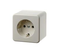 Berker 4011334187646 Prise Schuko ws/gl 470040 AP Montage en saillie