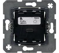 BERKER 48604010 - Module d'alimentation PD USB, 65 W, S/B.