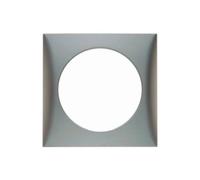 Berker 918272528 Plaque de recouvrement pour interrupteur 1 prise Integro Chromé