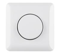 Berker 9367119 Bouton-poussoir à bascule Up avec plaque de recouvrement blanc polaireSystème 42 V
